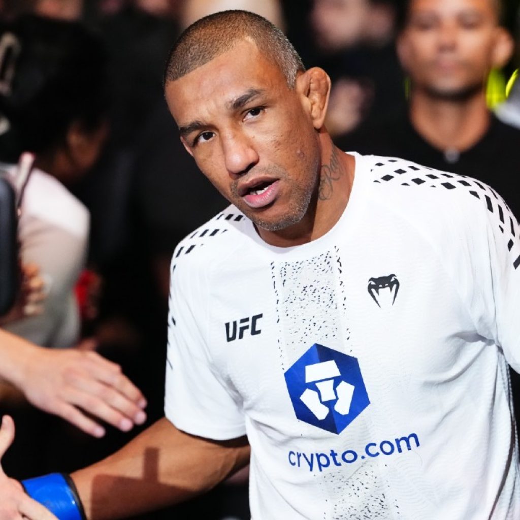 Raoni Barcelos stretchered off after TKO in UFC main
event