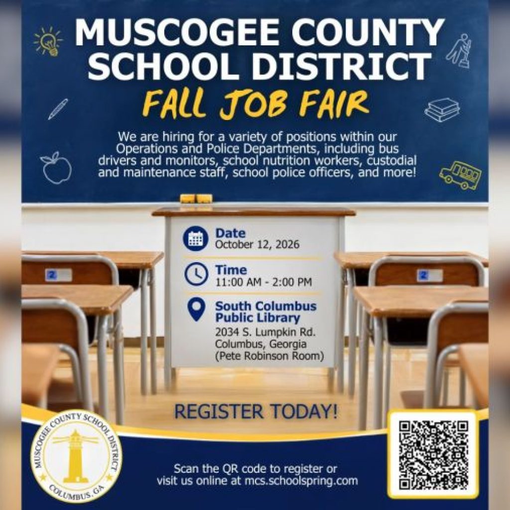 Muscogee County Schools to host fall job fair