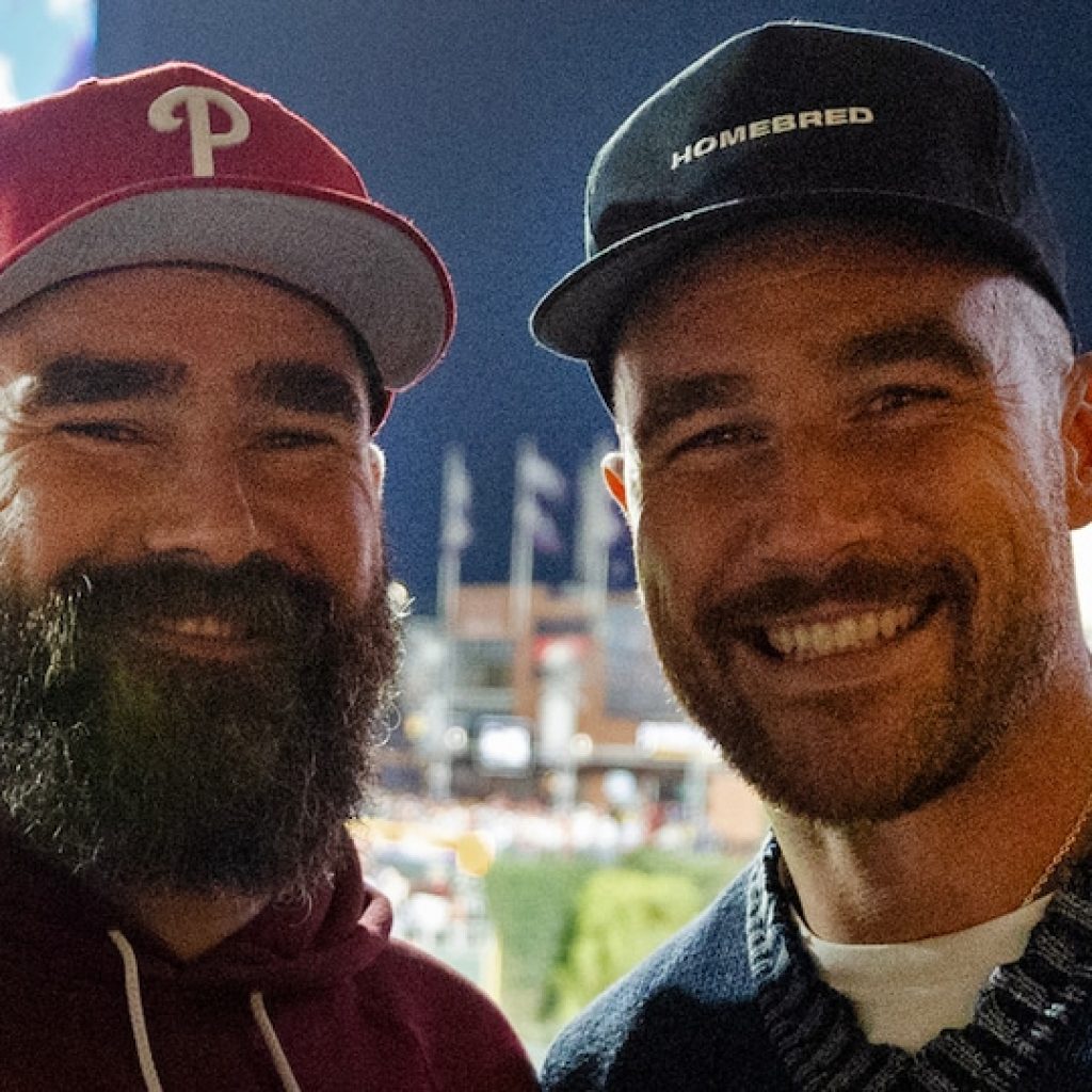 Jason Kelce, Travis Kelce React to Taylor Swift’s
“Cleveland!”