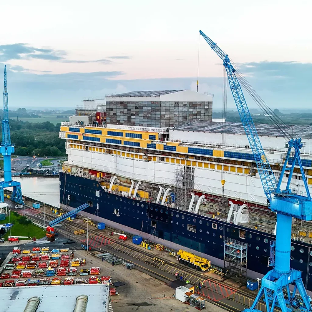 Disney’s Newest Cruise Ship Is Beginning to Take Shape —
With a Moana Grand Hall and a 2027 Debut