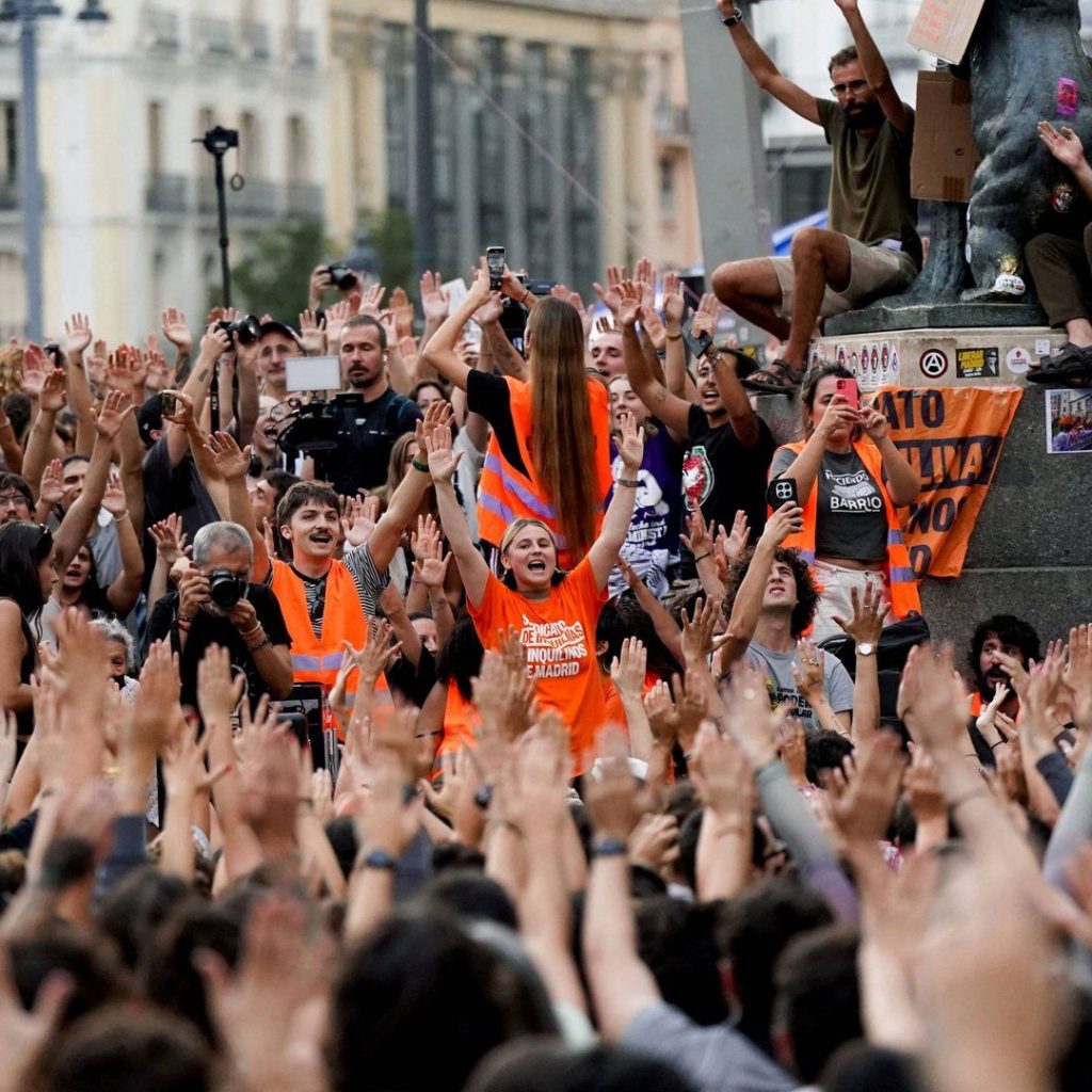 Madrid residents feel the impact of Spain’s housing
crisis