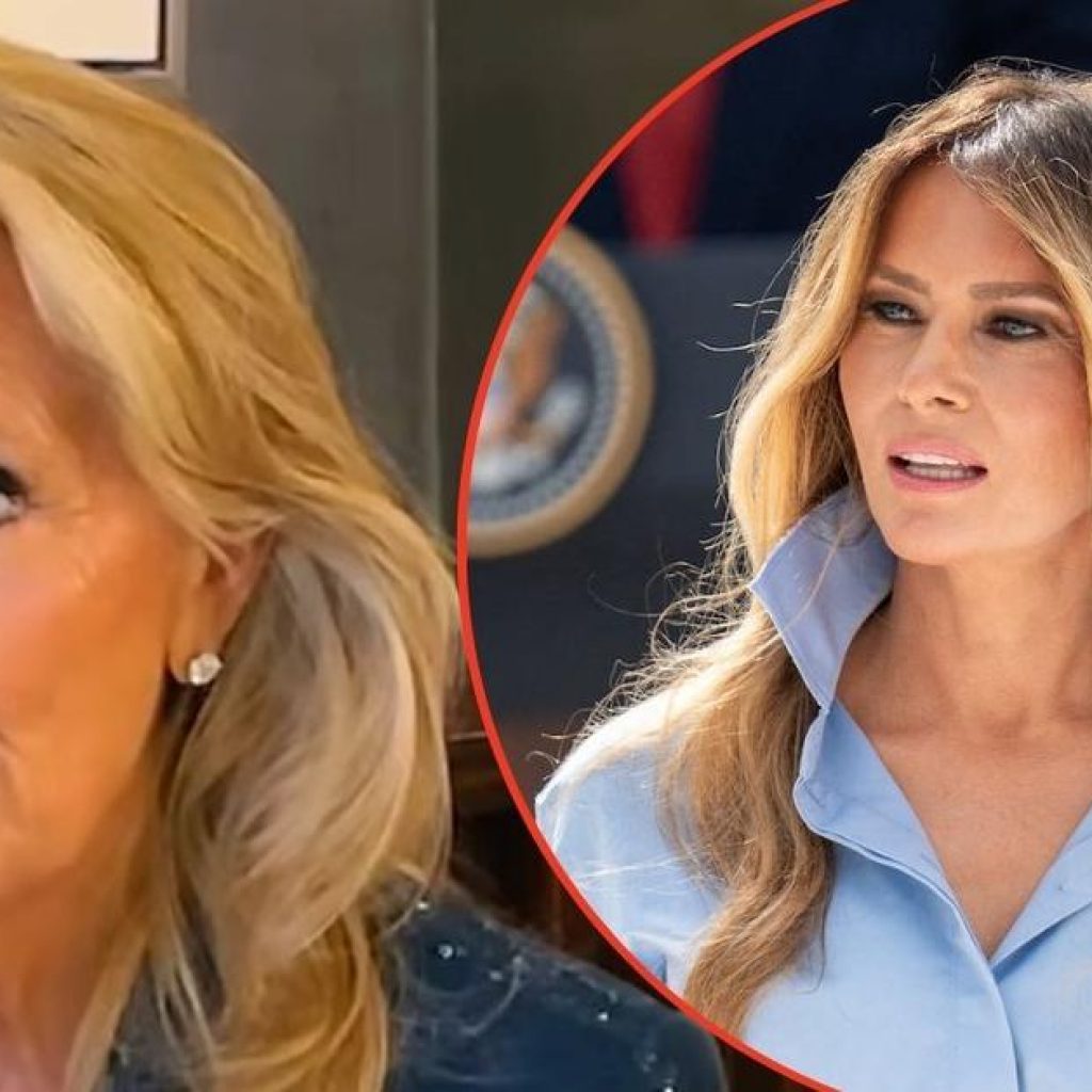 Jill Biden Shades Melania Trump as She Claims East Wing Was
‘Dingy and Dull’ When She Moved Into White House
