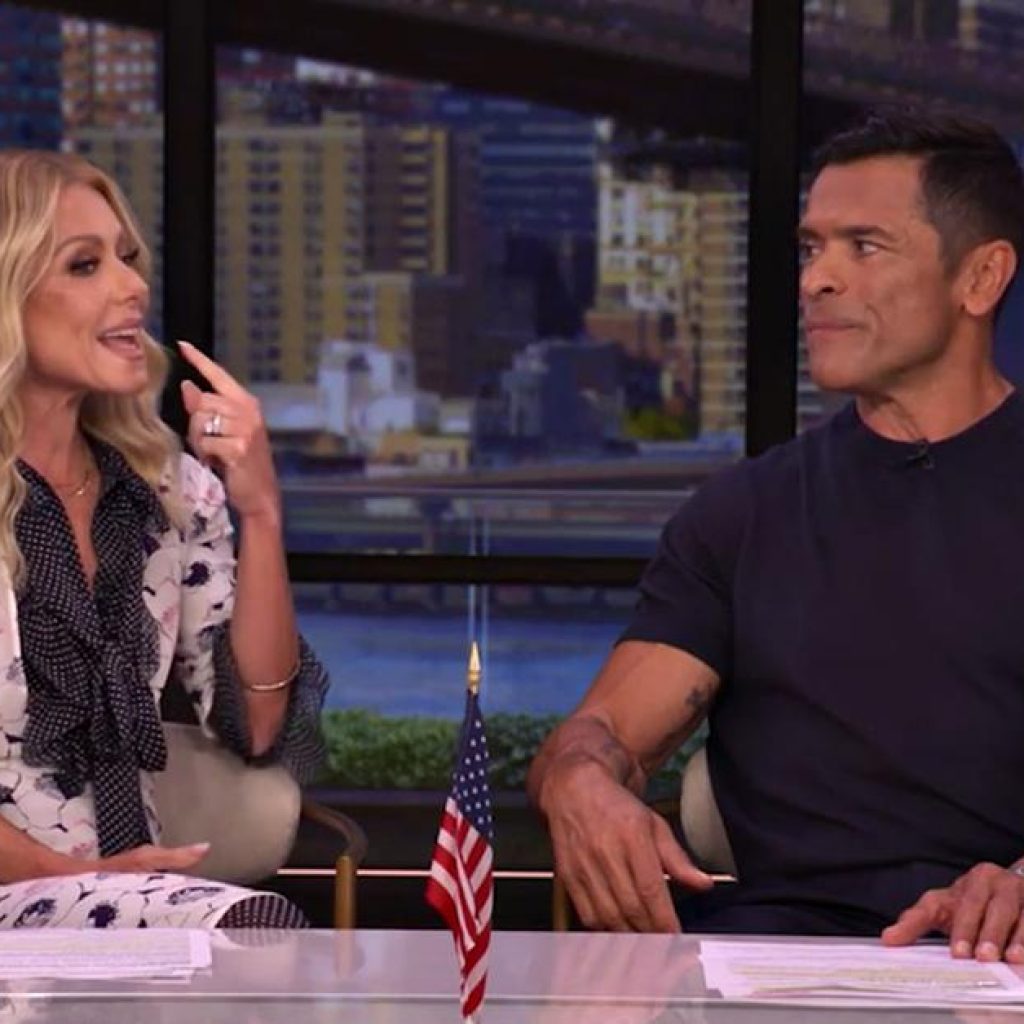 Kelly Ripa and Mark Consuelos Joke About Possibly Eating
‘Weed’ Gummy Before ‘Live’ Taping: ‘We’ll See How This Show
Goes’