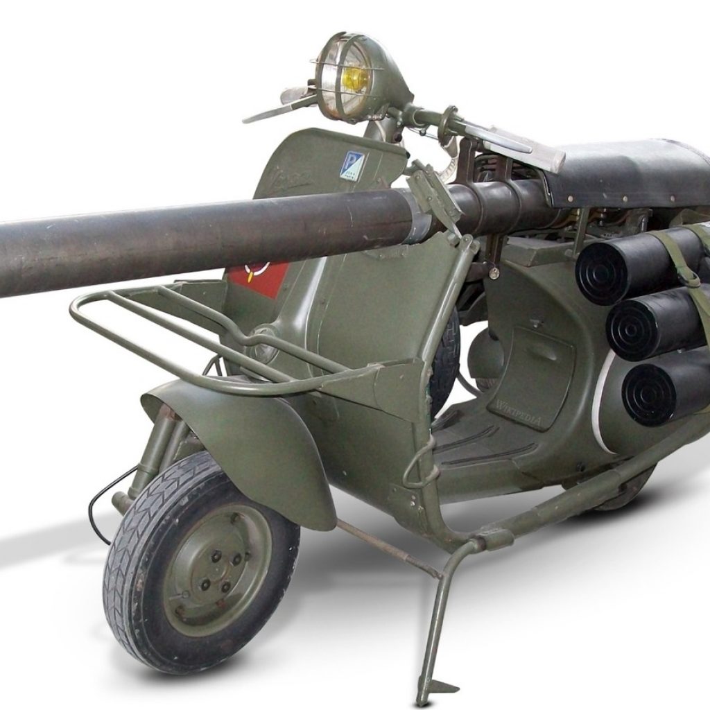 The French Army Tapped Vespa To Make This Tiny Tactical War
Machine For Its Paratroopers