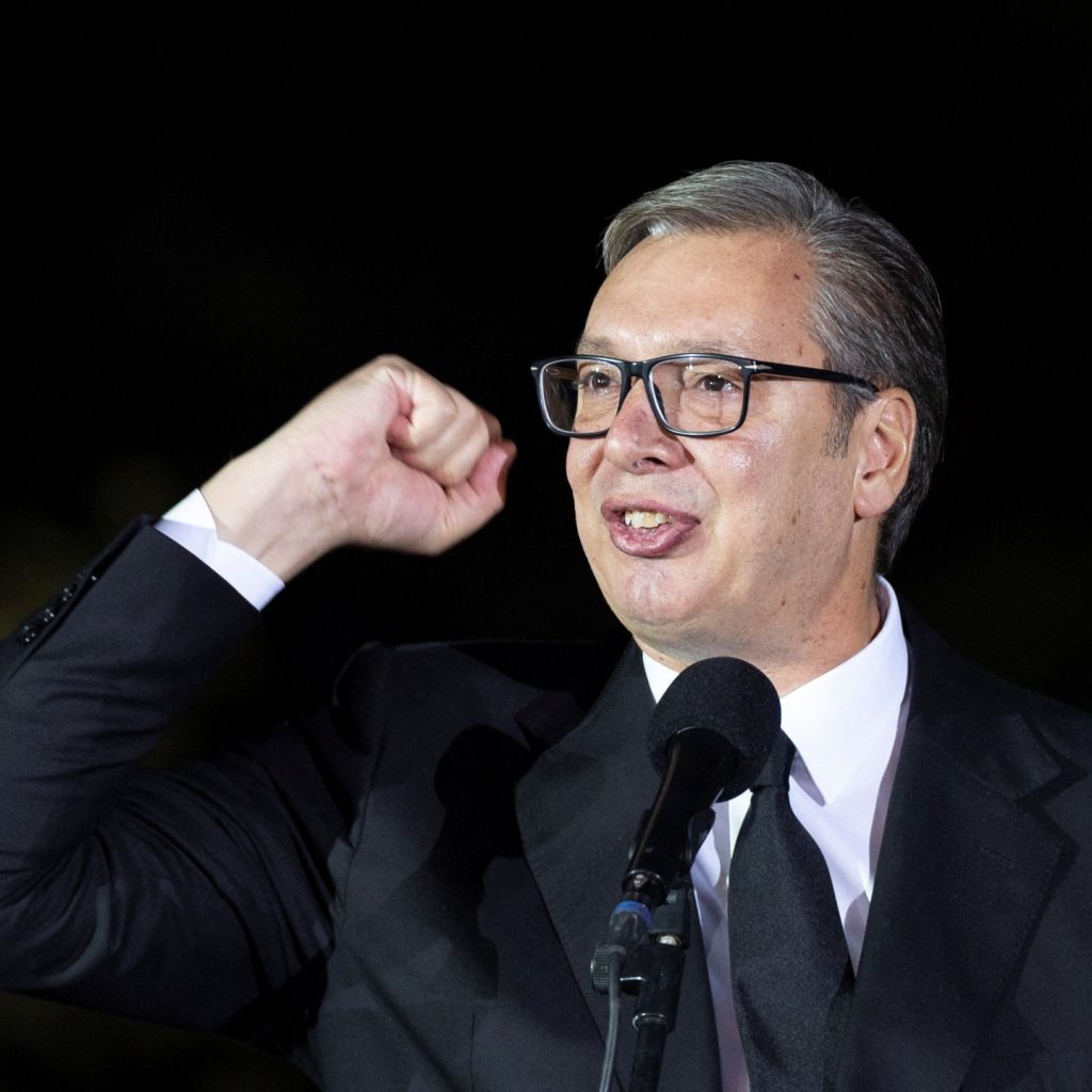 Serbian President Aleksandar Vucic resigns amid prolonged
protests