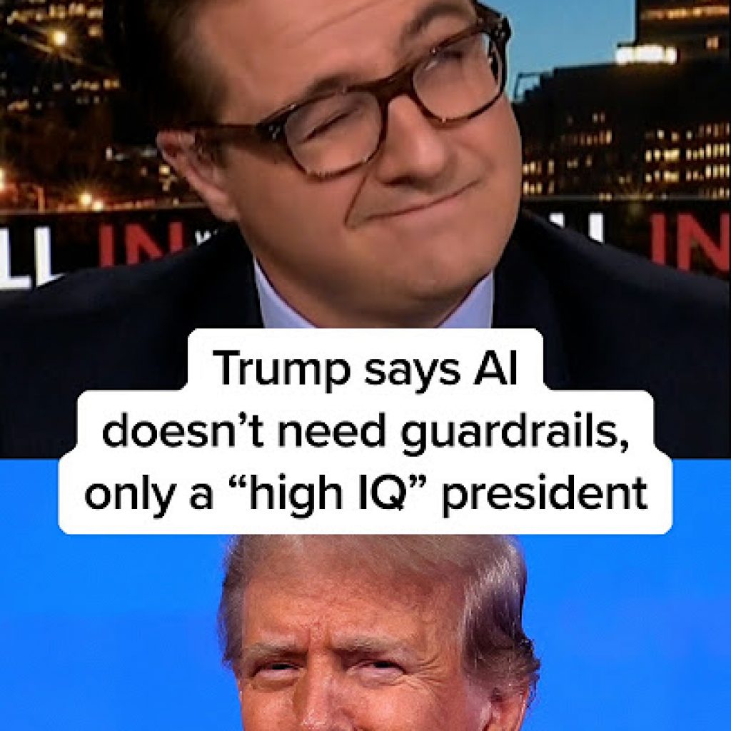 Trump says AI doesn’t need guardrails, only a ‘high IQ’
president