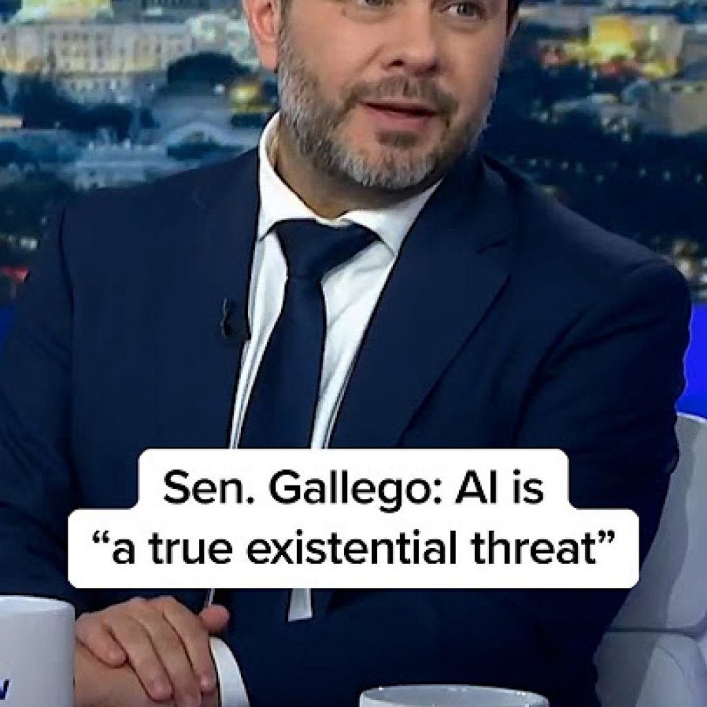 Sen. Gallego: AI is ‘a true existential threat’
