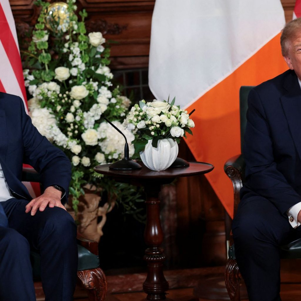 Trump calls for Irish reunification – and claims ‘it will
happen eventually’