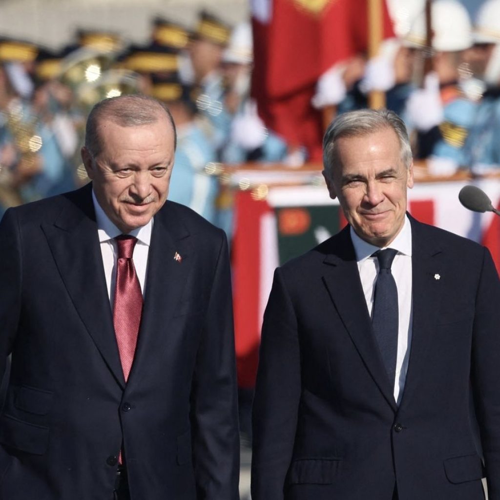 Carney, Erdogan partner on energy and defence, plan trade talks