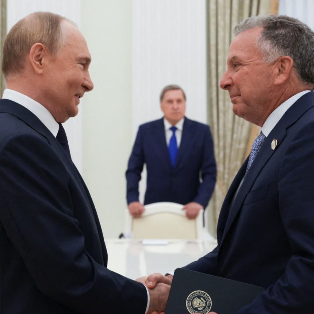 Witkoff heads to Russia for Putin talks as Zelenskyy insists
‘nothing about Ukraine without Ukraine’