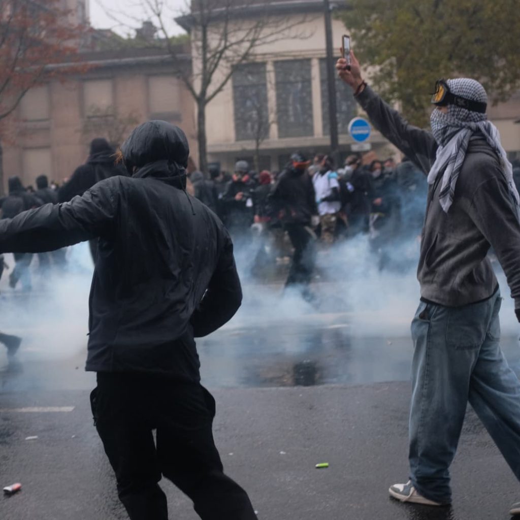In pictures: Initially peaceful protests across France over
inequality again descend into violence