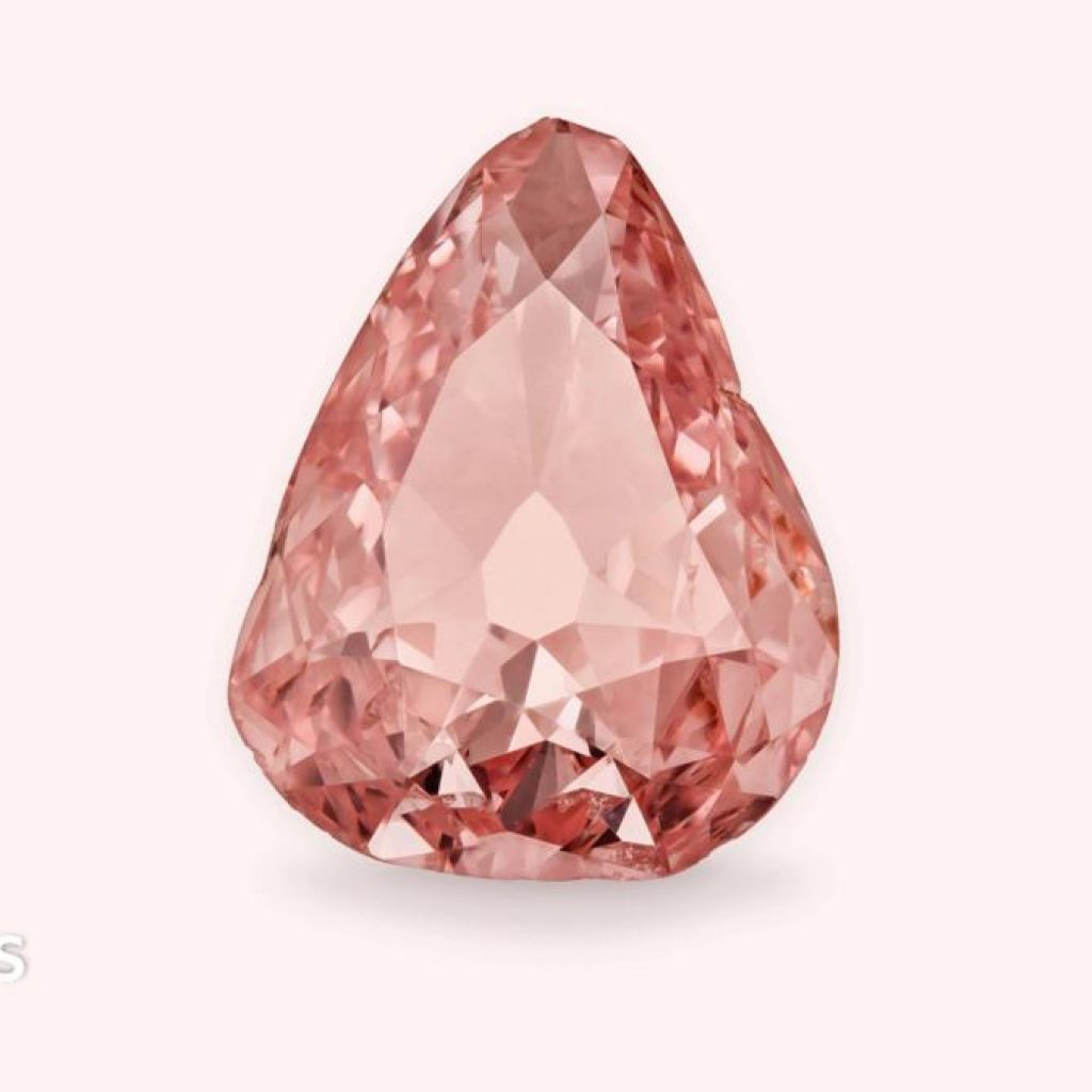Rare pink diamond goes on display in France 100 years after
amateur heist