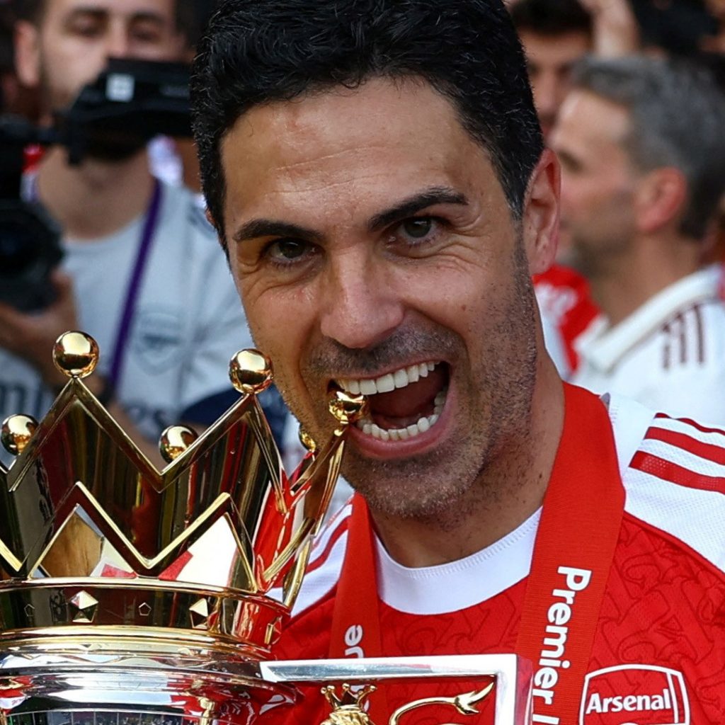 Arsenal boss Mikel Arteta signs new contract with Premier
League champions
