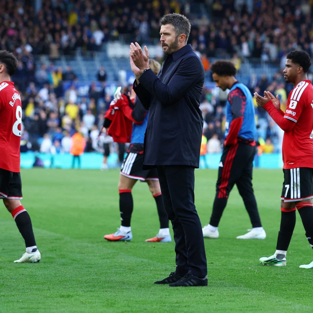 Manchester United held at Leeds despite improved performance
for Carrick