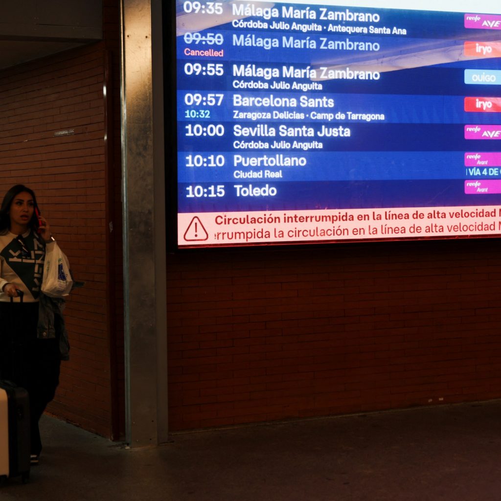 At least 10 killed after two trains collide in Spain,
authorities say