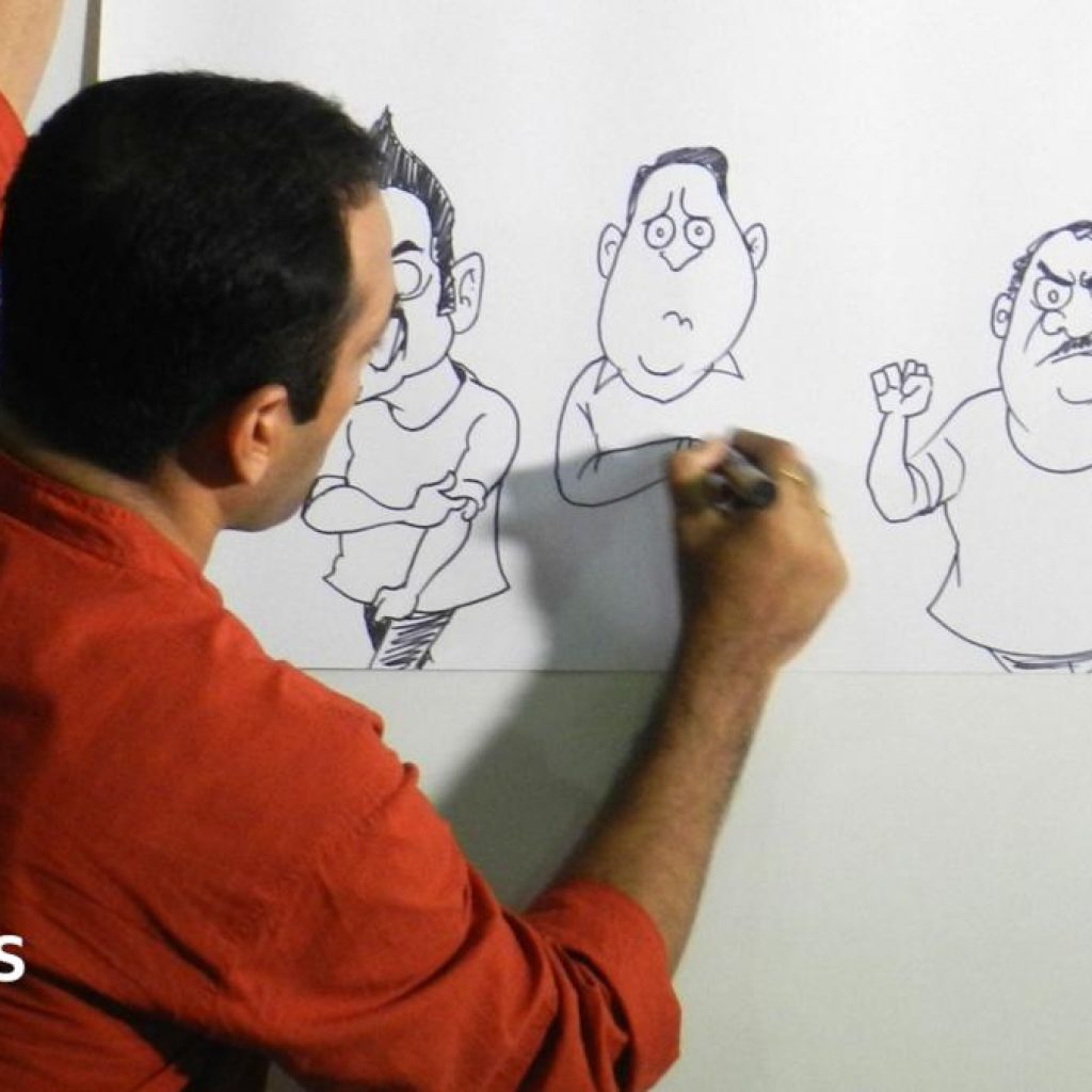 India’s cartoonists built an audience online – now their
posts are being restricted