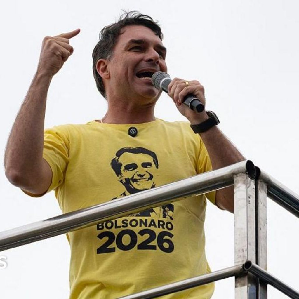 Flávio Bolsonaro rides right-wing wave to win first round of
Brazil election