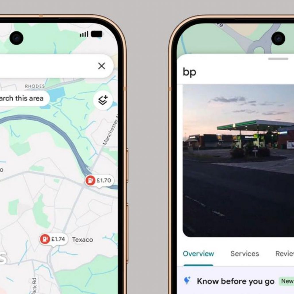 Fuel prices added to Google Maps as petrol and diesel costs
soar