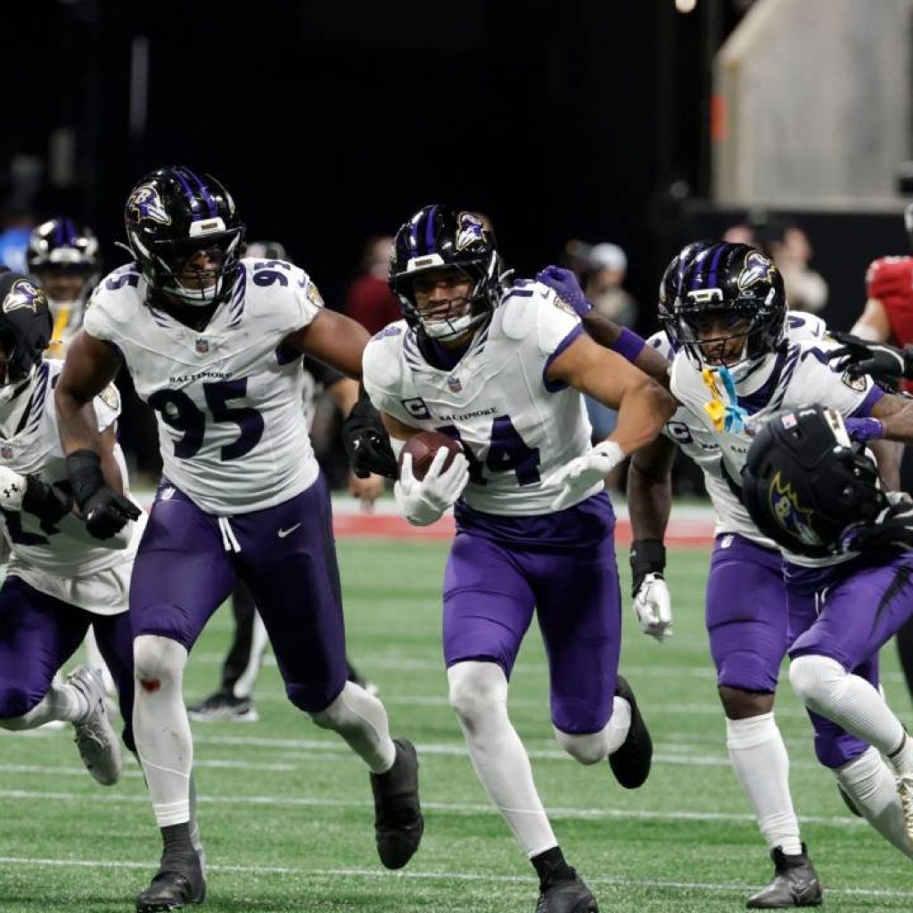 Tagovailoa’s OT interception to Hamilton seals Ravens’ win
over Falcons