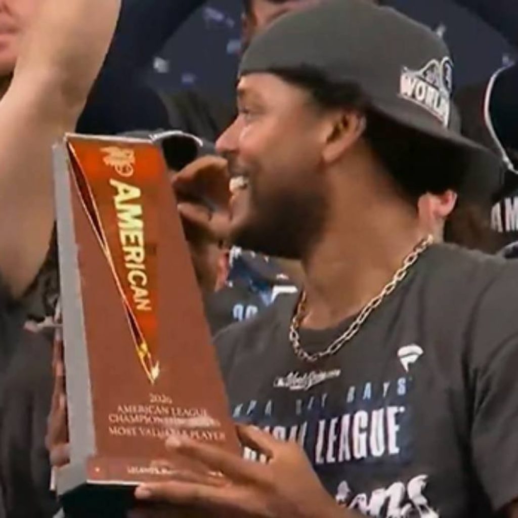 ‘This is crazy’ Peralta celebrates ALCS MVP after remarkable
turnaround