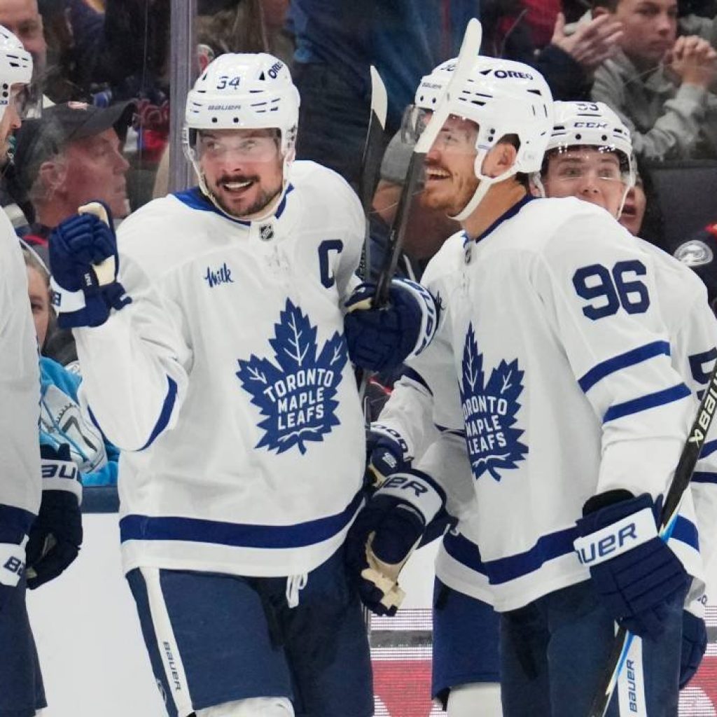 How Matthews helped build such a positive vibe and
camaraderie in Leafs’ room