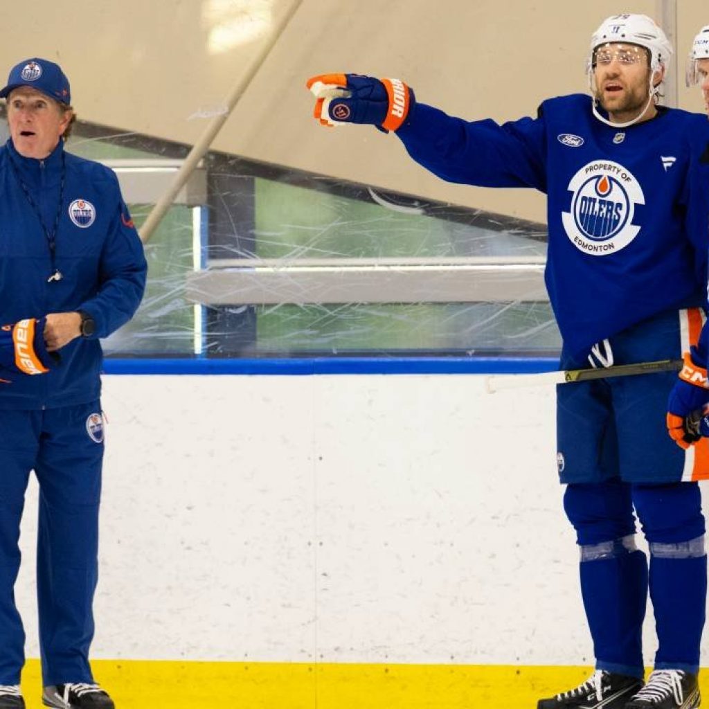 Babcock isn’t ready to split up McDavid and Draisaitl after
one rough loss