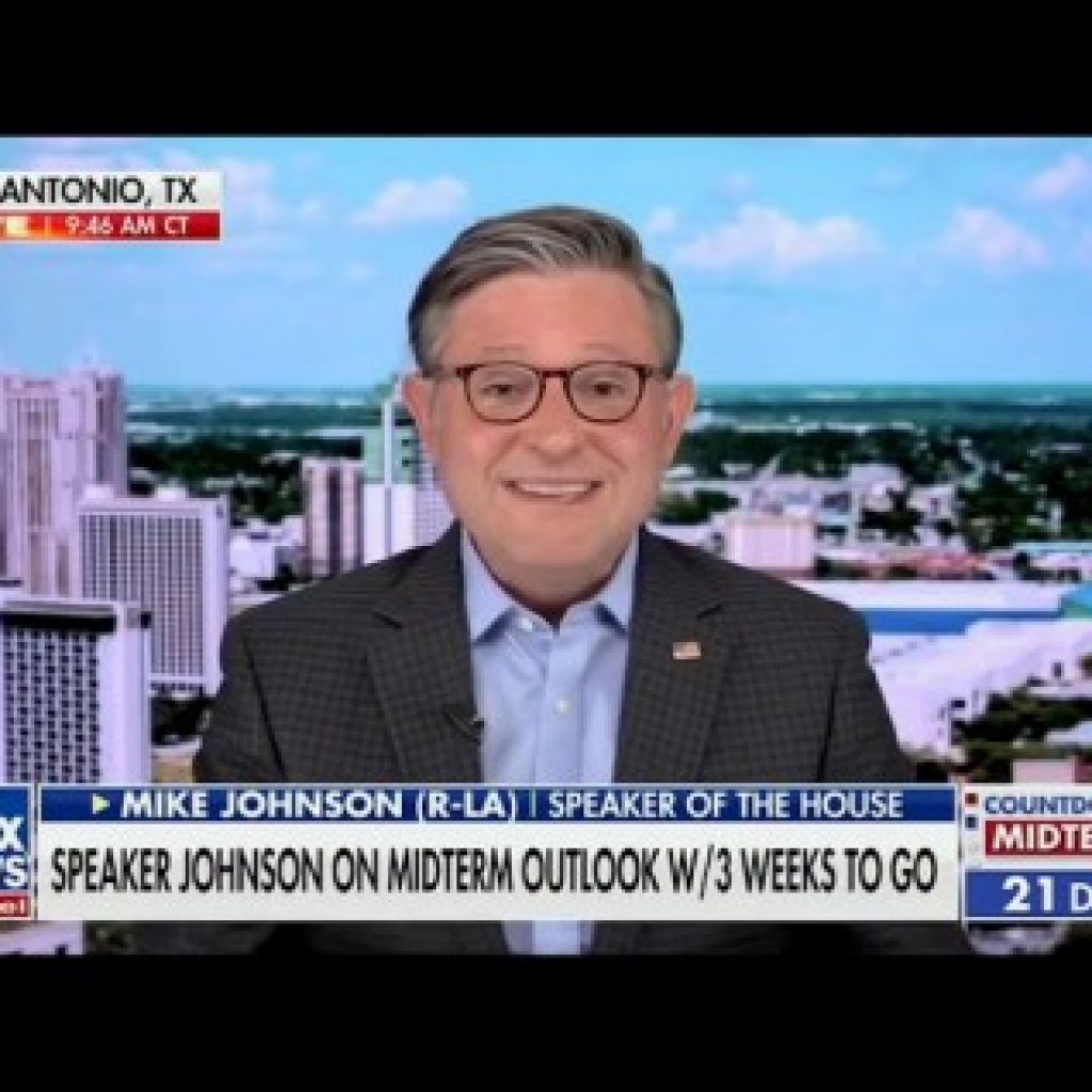 Fox News To Mike Johnson: Why Are You In Texas If You’re
Winning?