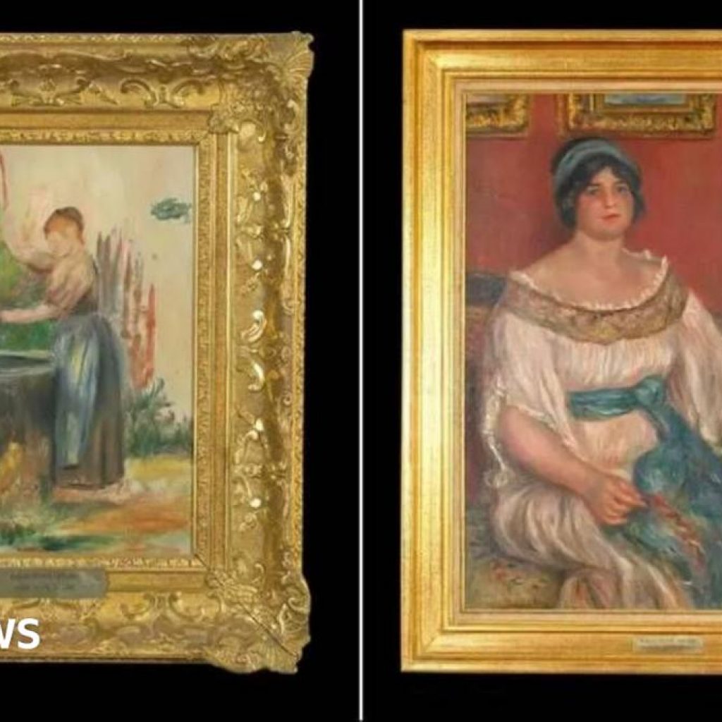 Two Renoir paintings stolen from French museum are
recovered
