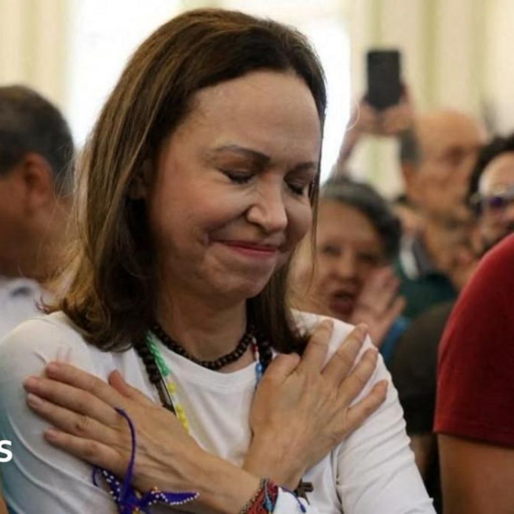 Venezuelan opposition leader María Machado returns after
months in exile