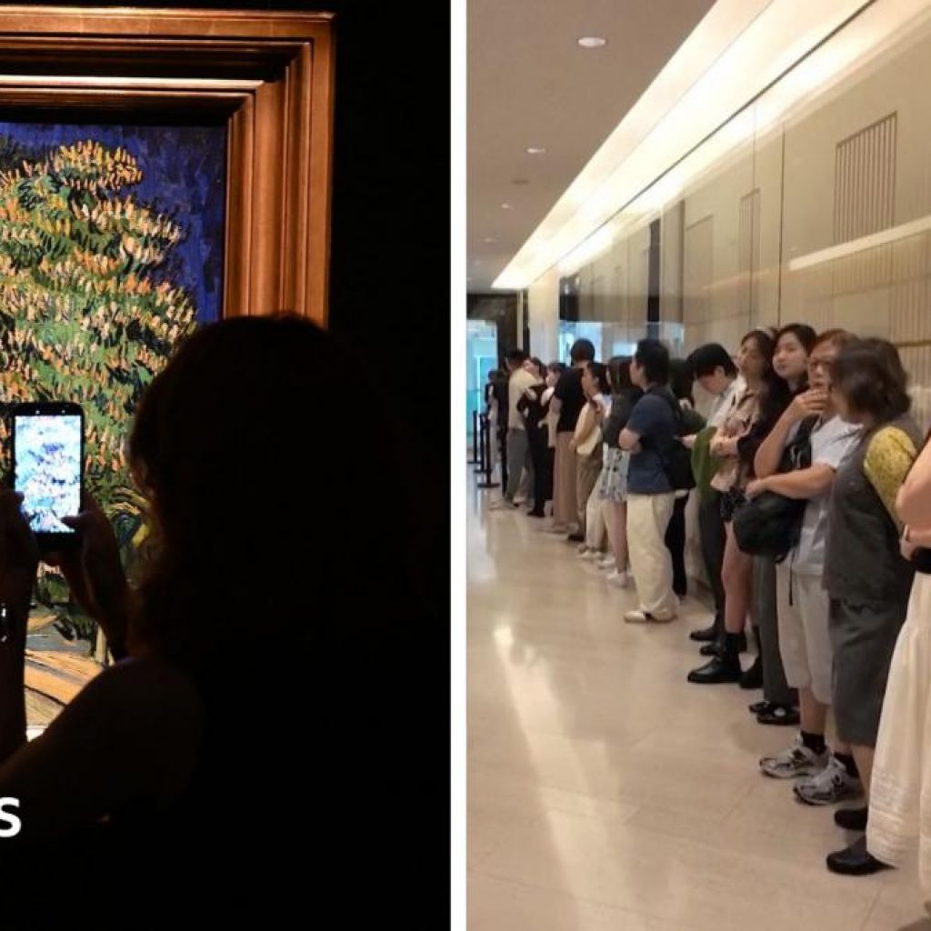 Watch: Hong Kong crowds queue to see Van Gogh painting
unveiled for first time in 60 years