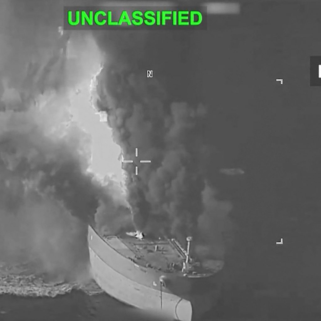 US forces disable ship ‘attempting to run’ Iran blockade in
Gulf of Oman