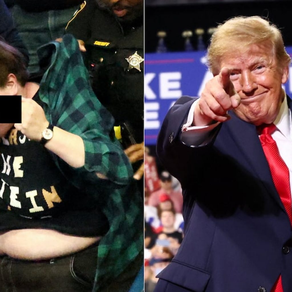 Trump Mocks Looks of Woman Violently Attacked at His
Rally