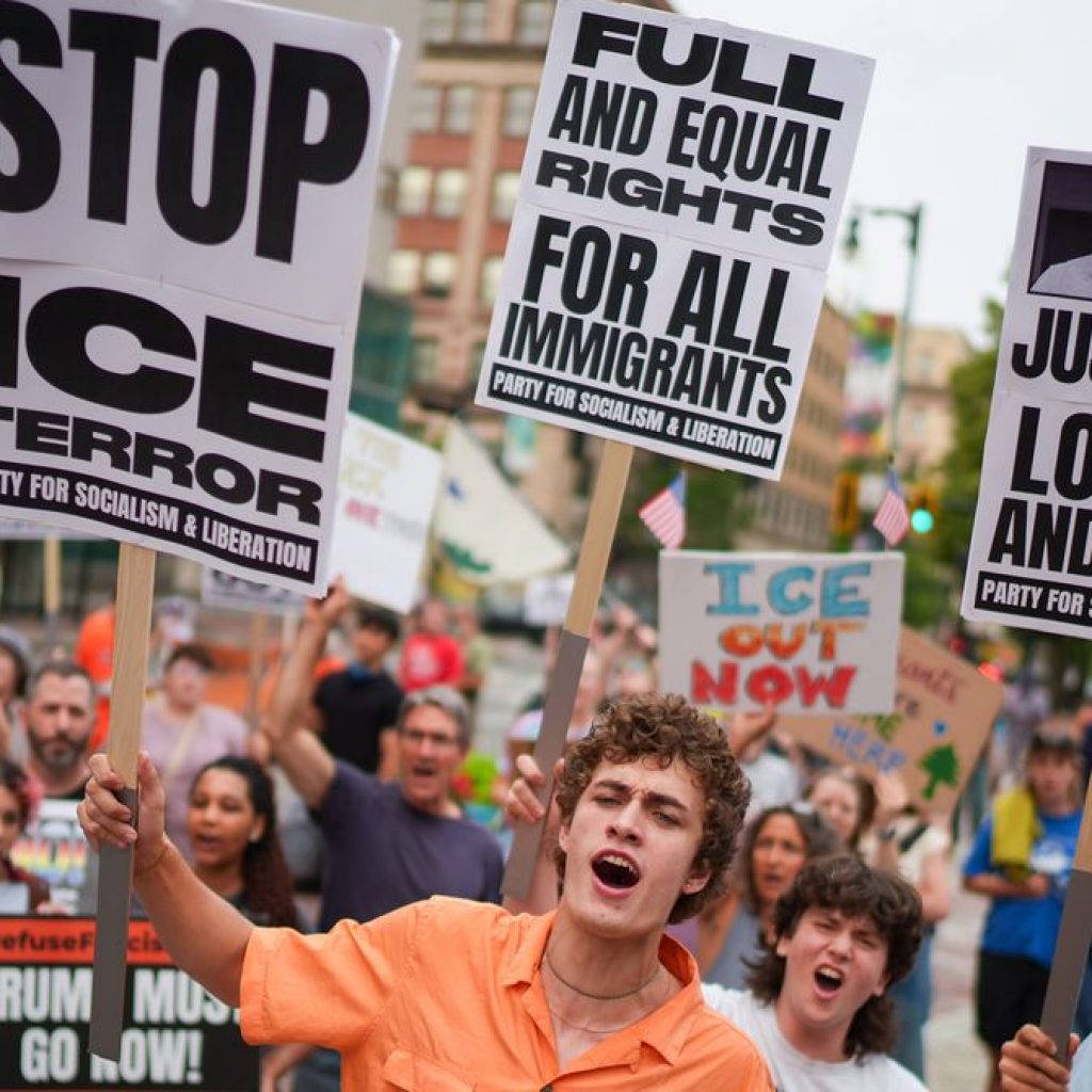 ICE Has Been Dumping Protester Photos Into a Palantir
Database