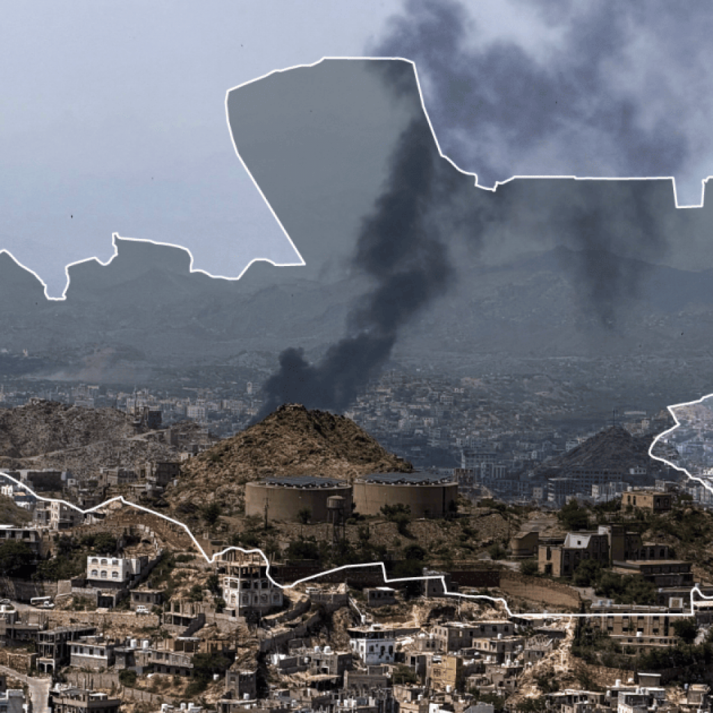 Mapping the siege of Yemen’s Taiz, and the price families
are paying