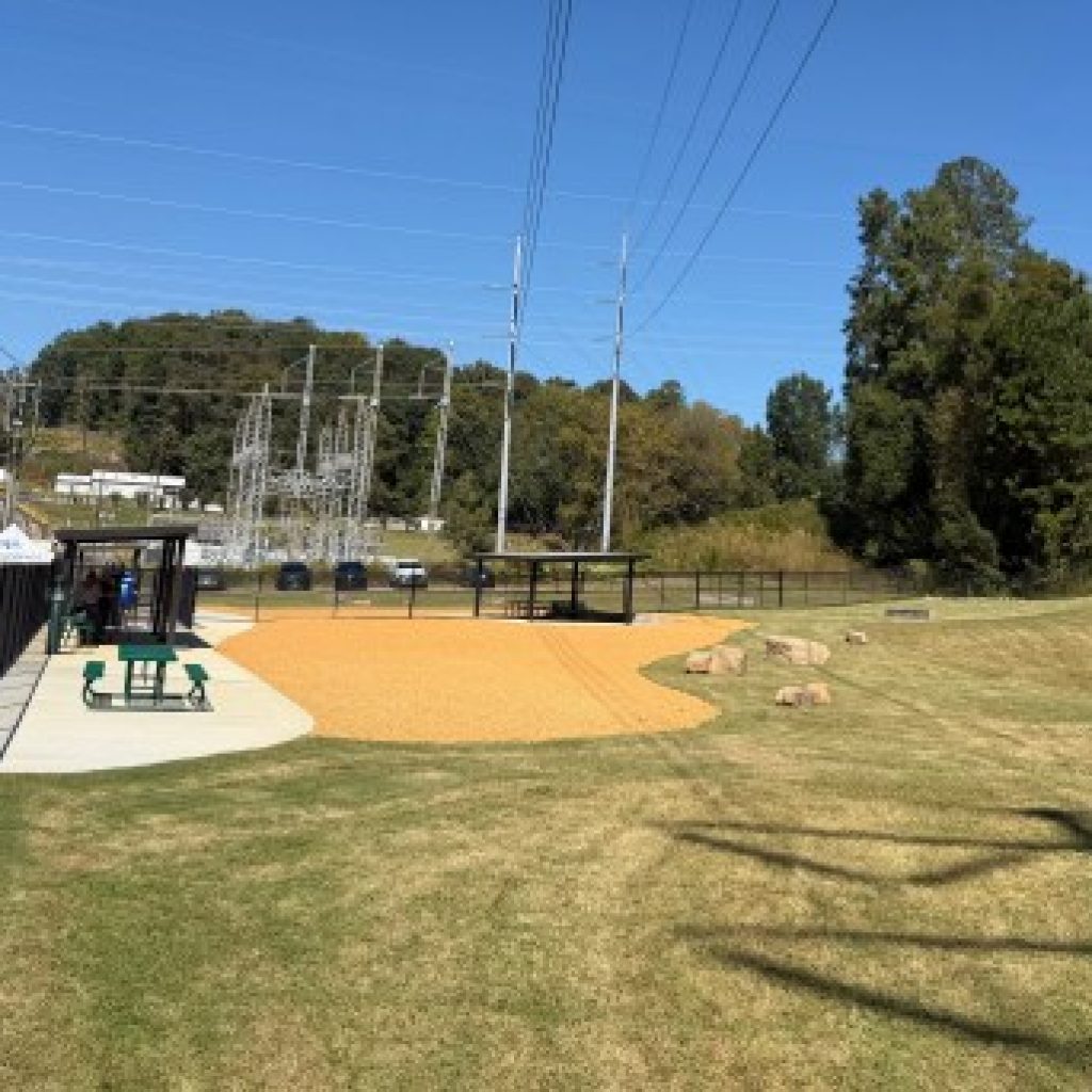 Morgan Falls Dog Park reopens with upgraded amenities and
ADA access