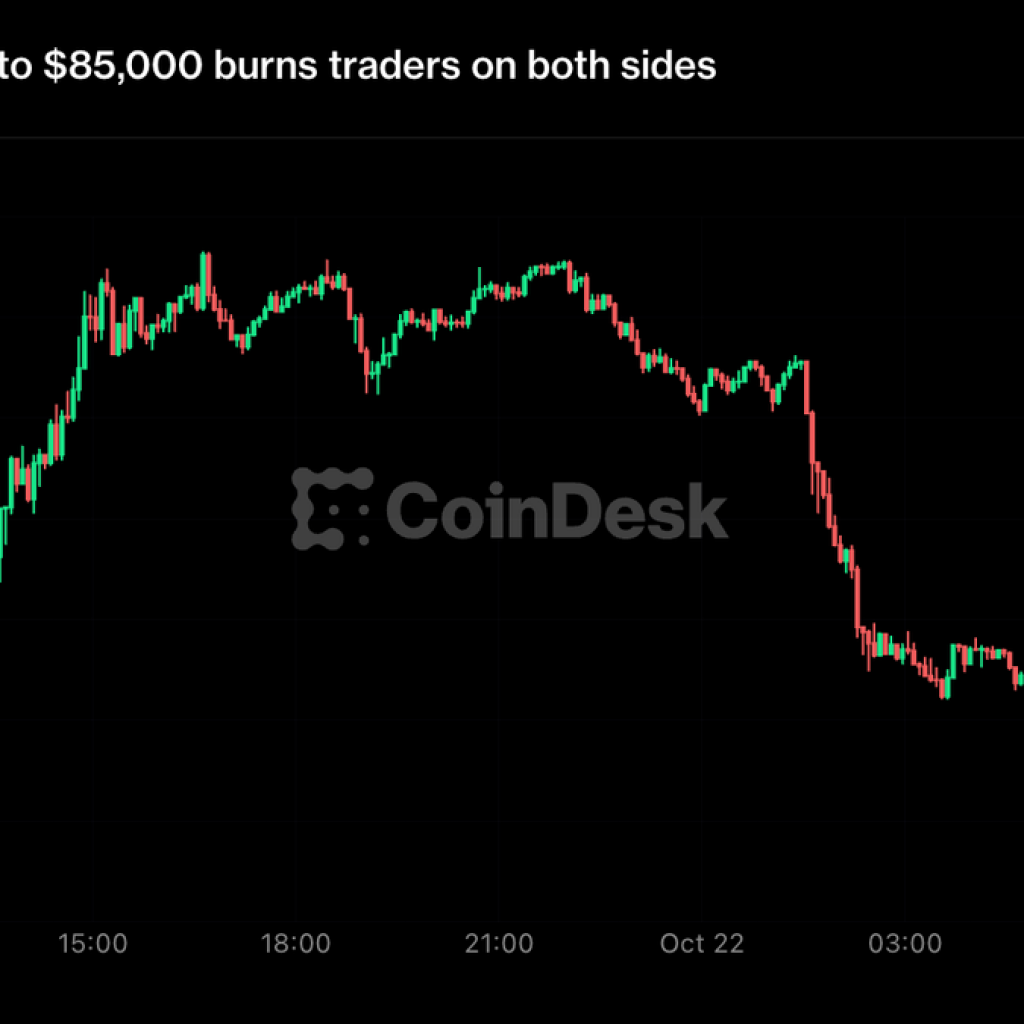 Live updates: Bitcoin’s round trip to $85,000 burns traders
on both sides