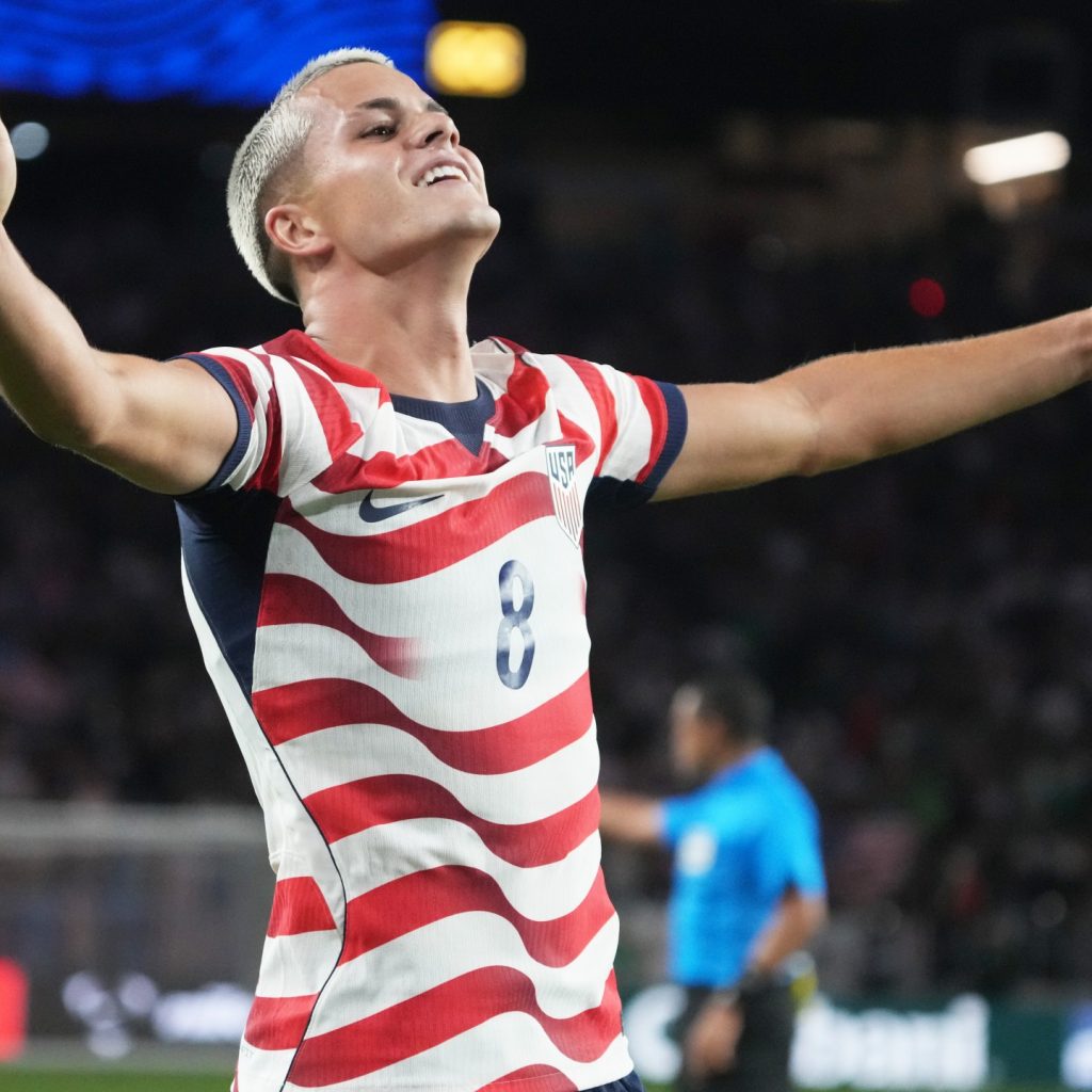 US and Man City’s Cavan Sullivan becomes youngest
international goalscorer