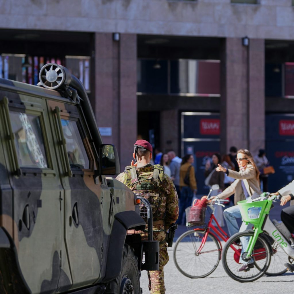 Security forces deploy as Milan braces for another day of
protests