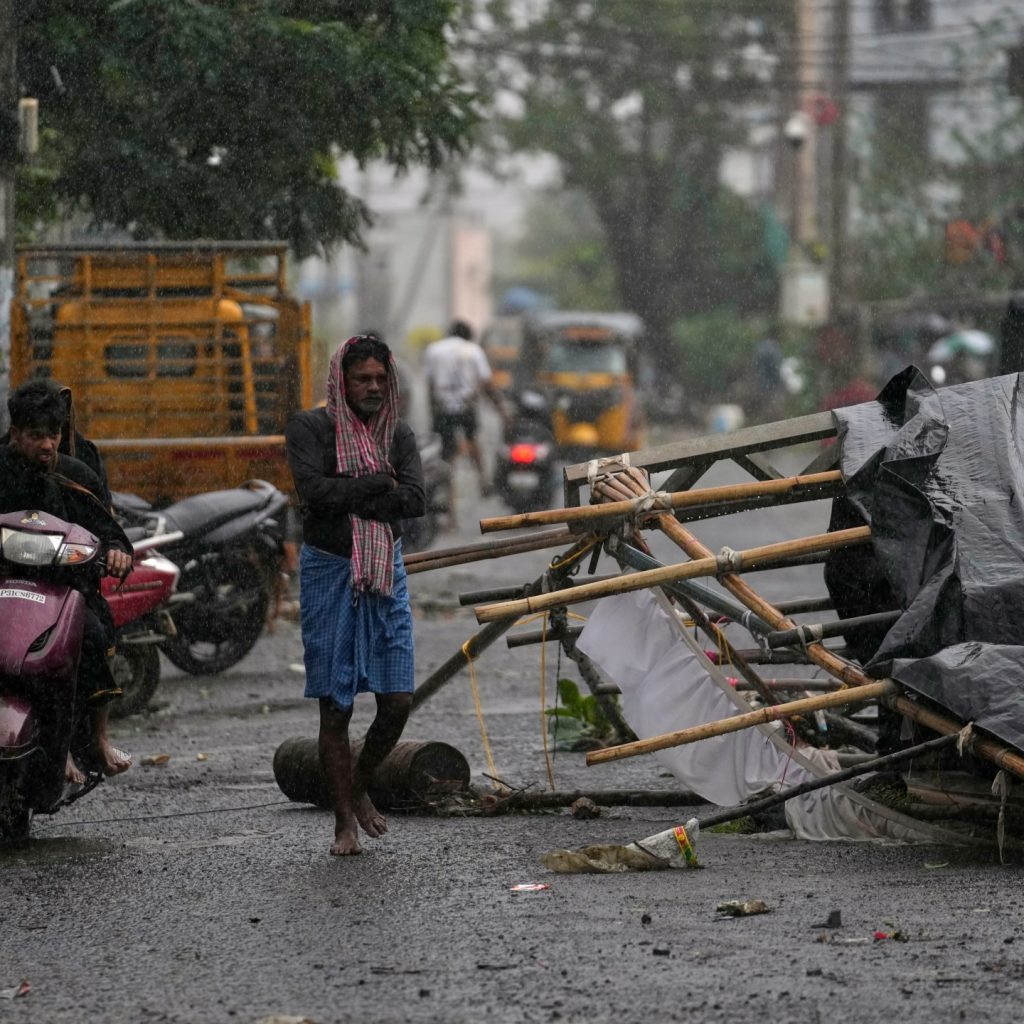 Cyclone Arnab makes landfall in India’s Andhra
Pradesh