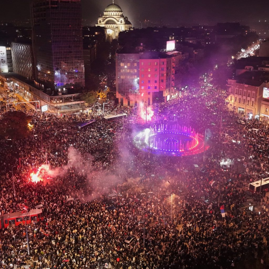 A Serbian Nationalist Leader Who Courted MAGA Just Lost in a
Landslide