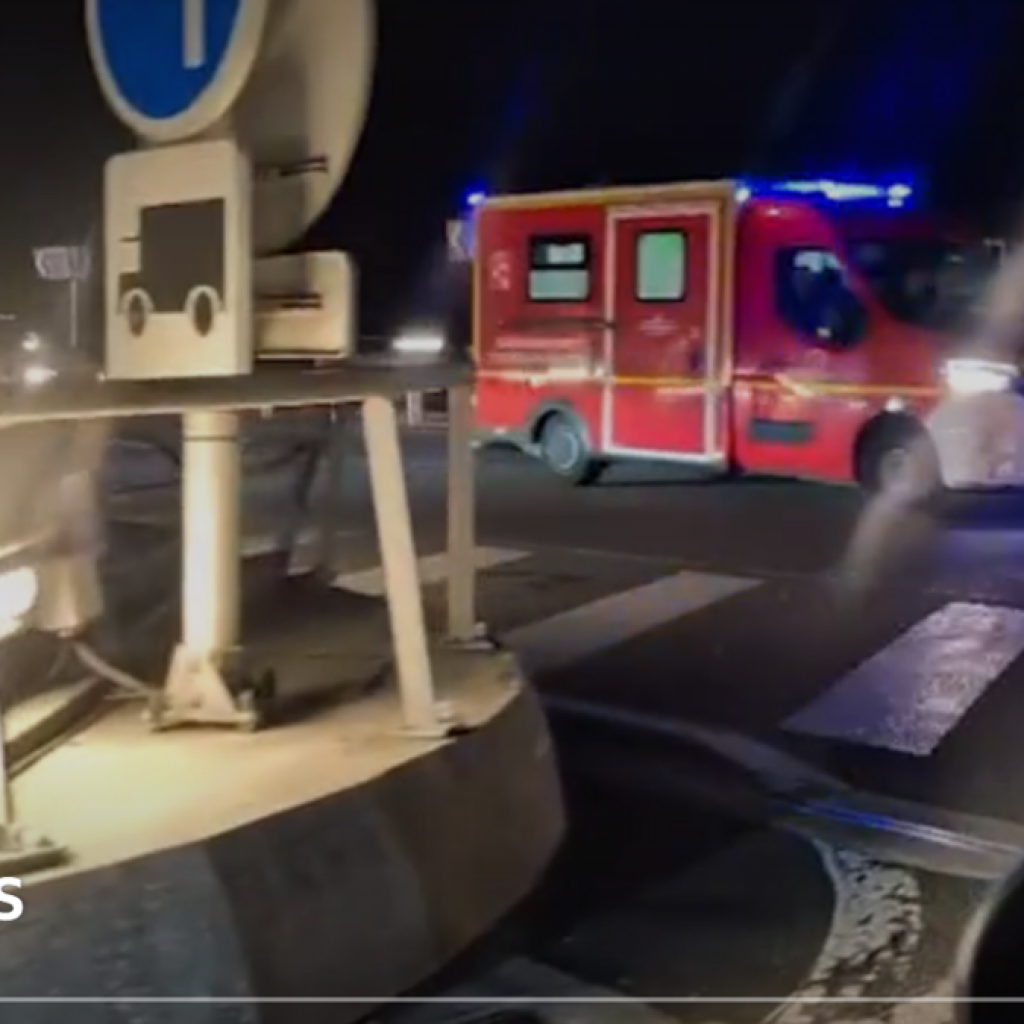 Bus hits train stopped on French side of Channel Tunnel,
with 19 injured