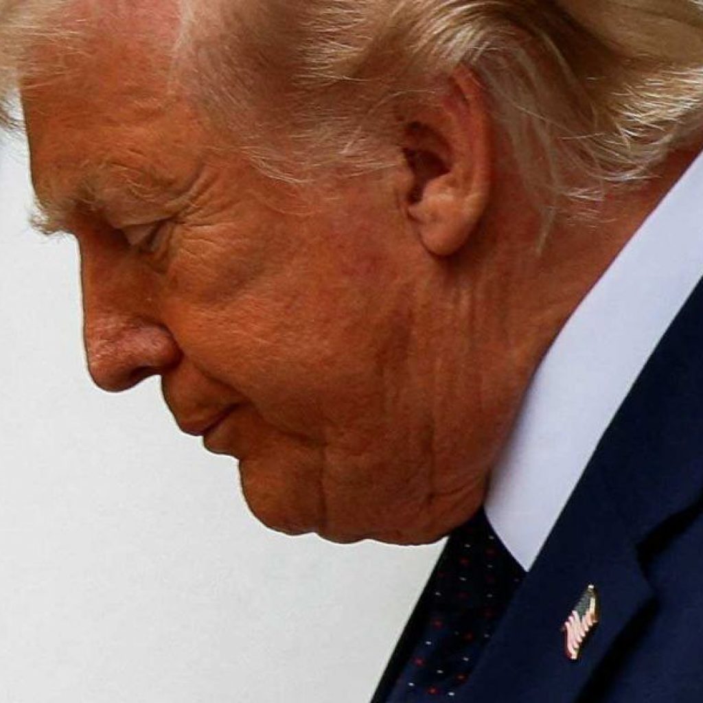 Trump pays the price for ditching the message that put him
in power