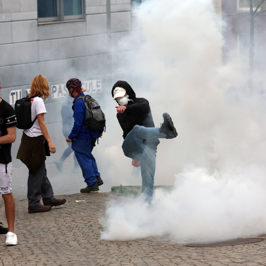 Over 100 arrested in Belgium student protests over education
costs