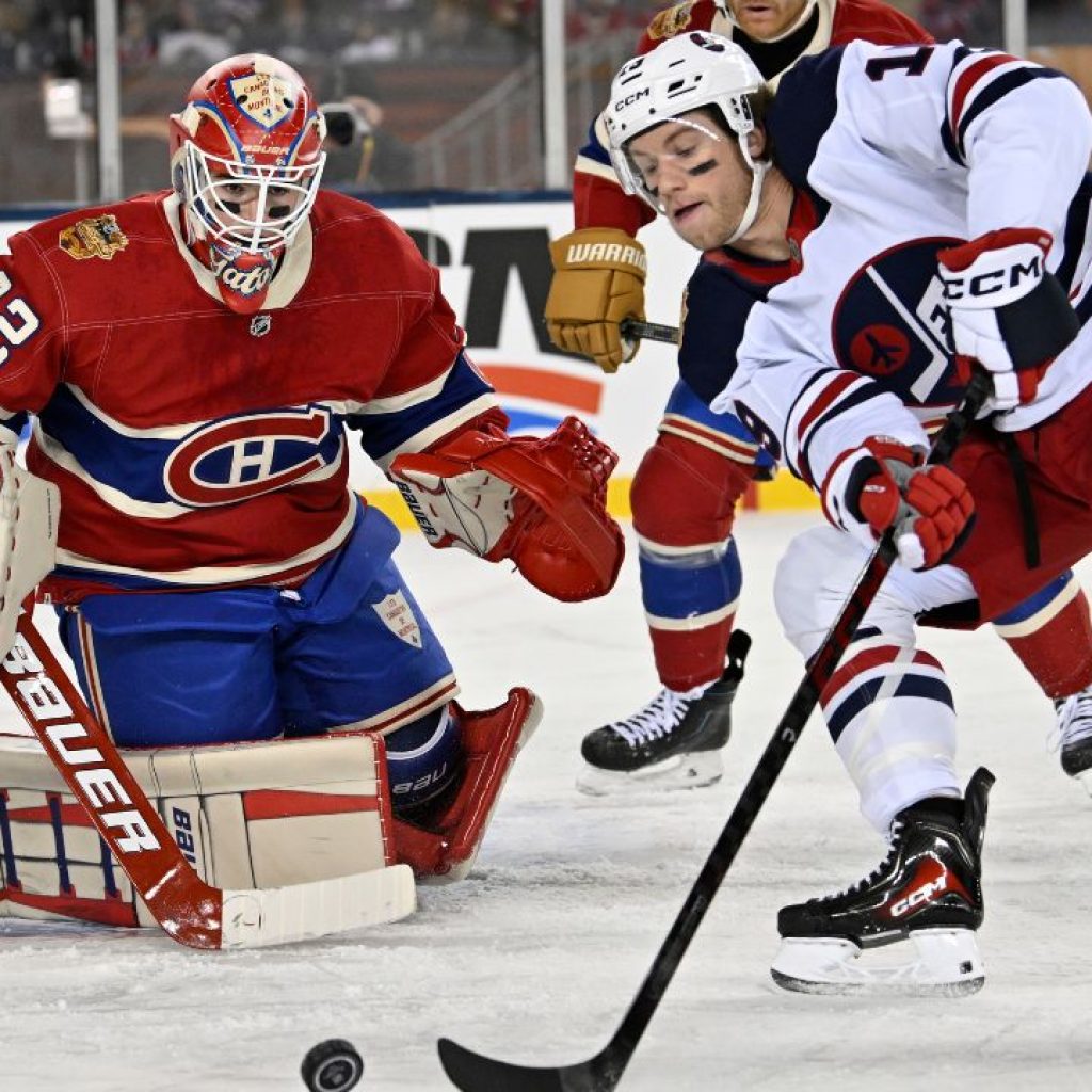 Canadiens’ Fowler proves big-game reputation in win over
Jets in Heritage Classic