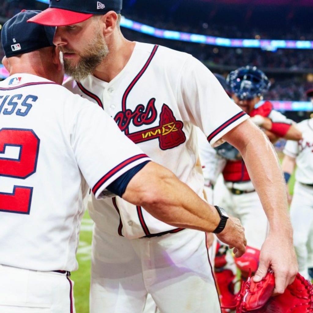 Braves, Weiss look forward to marquee matchup of Chris Sale
against Yoshinobu Yamamoto and Dodgers