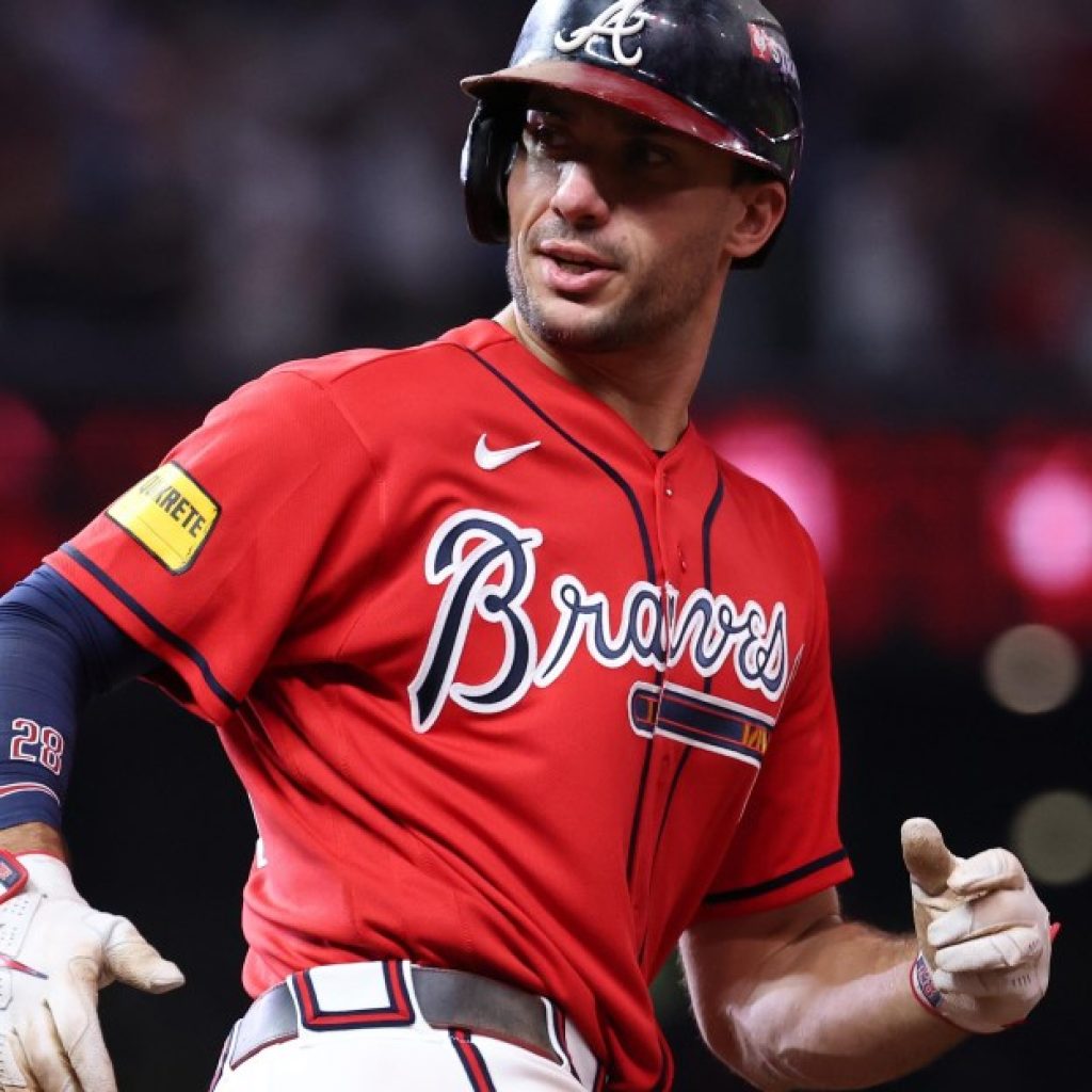 Matt Olson named finalist for 2026 Hank Aaron Award