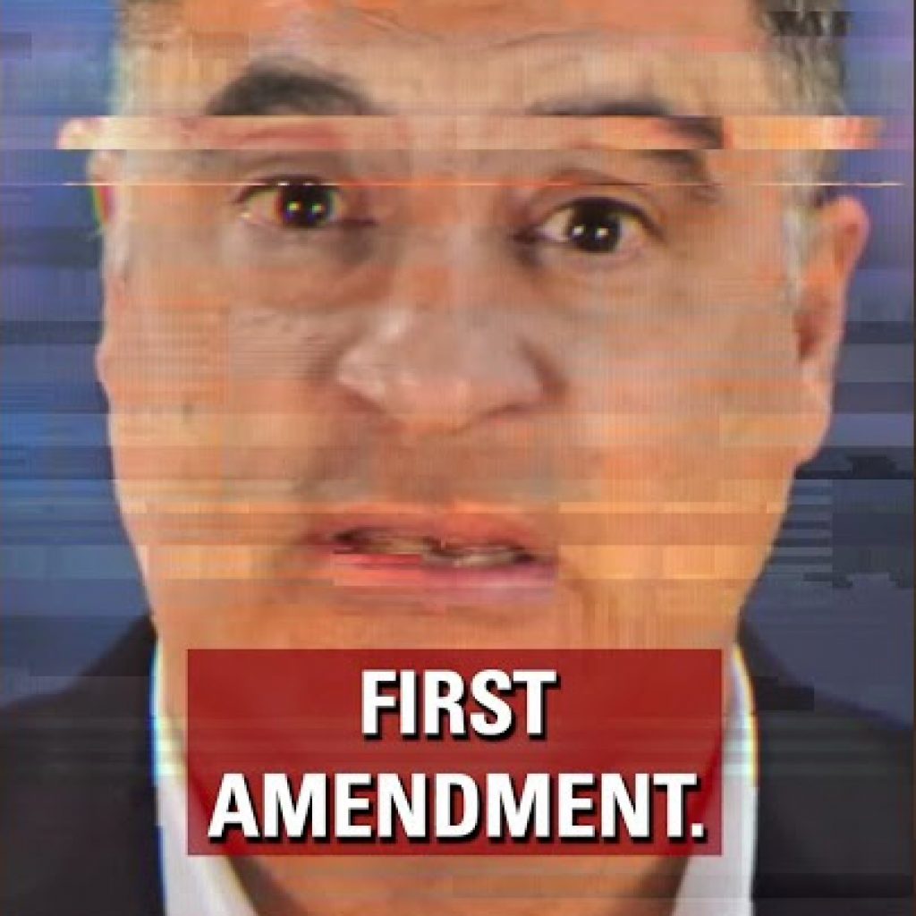 "I CAN NOT IMAGINE A BIGGER VIOLATION OF THE FIRST
AMENDMENT!"