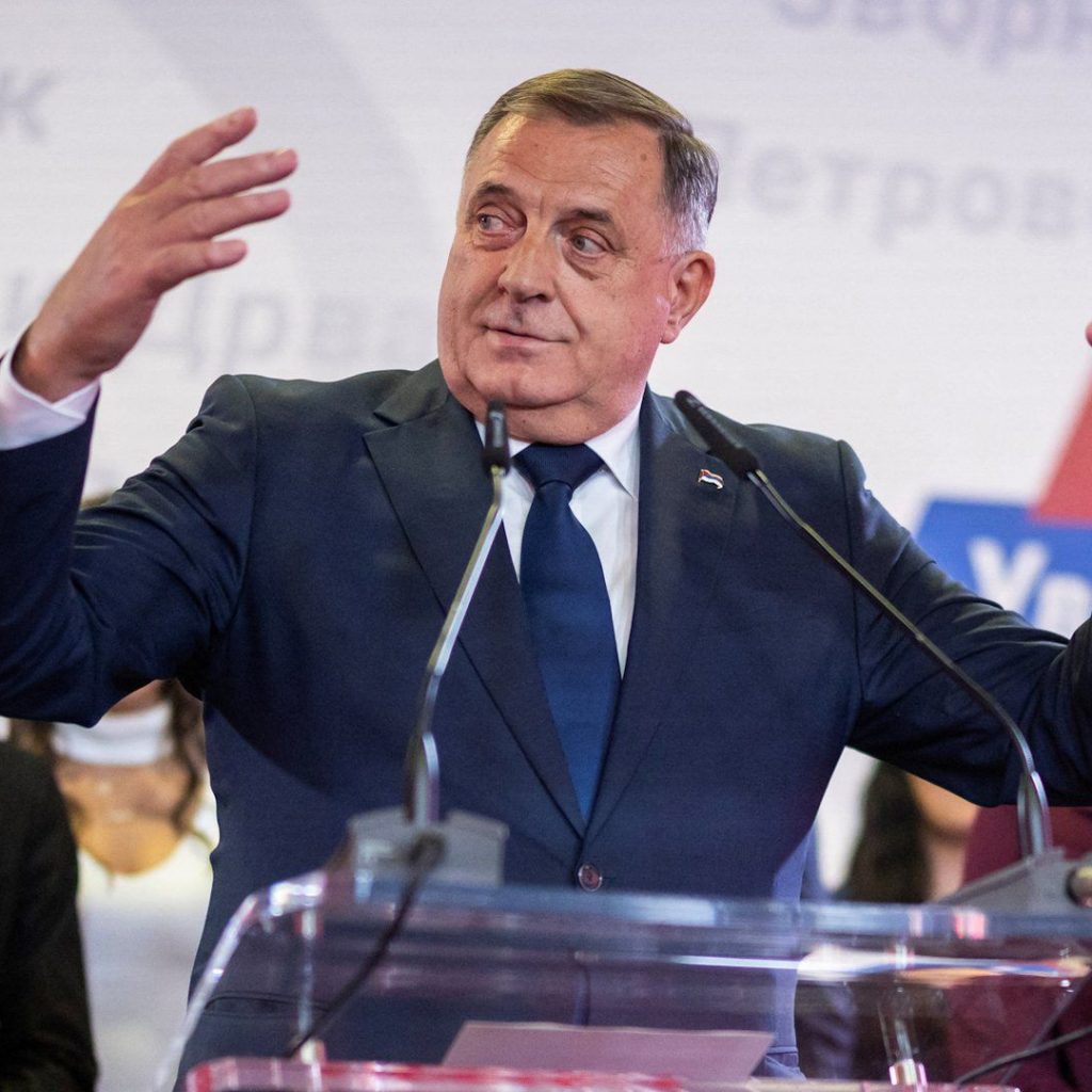 Bosnian Serb nationalist claims party victory in Bosnia
elections