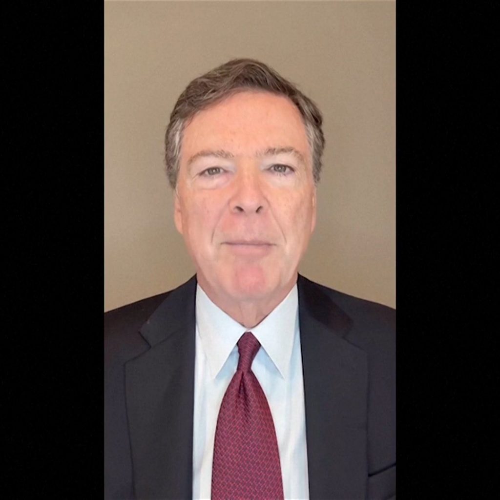 Ex-FBI chief Comey defiant in the face of third
prosecution
