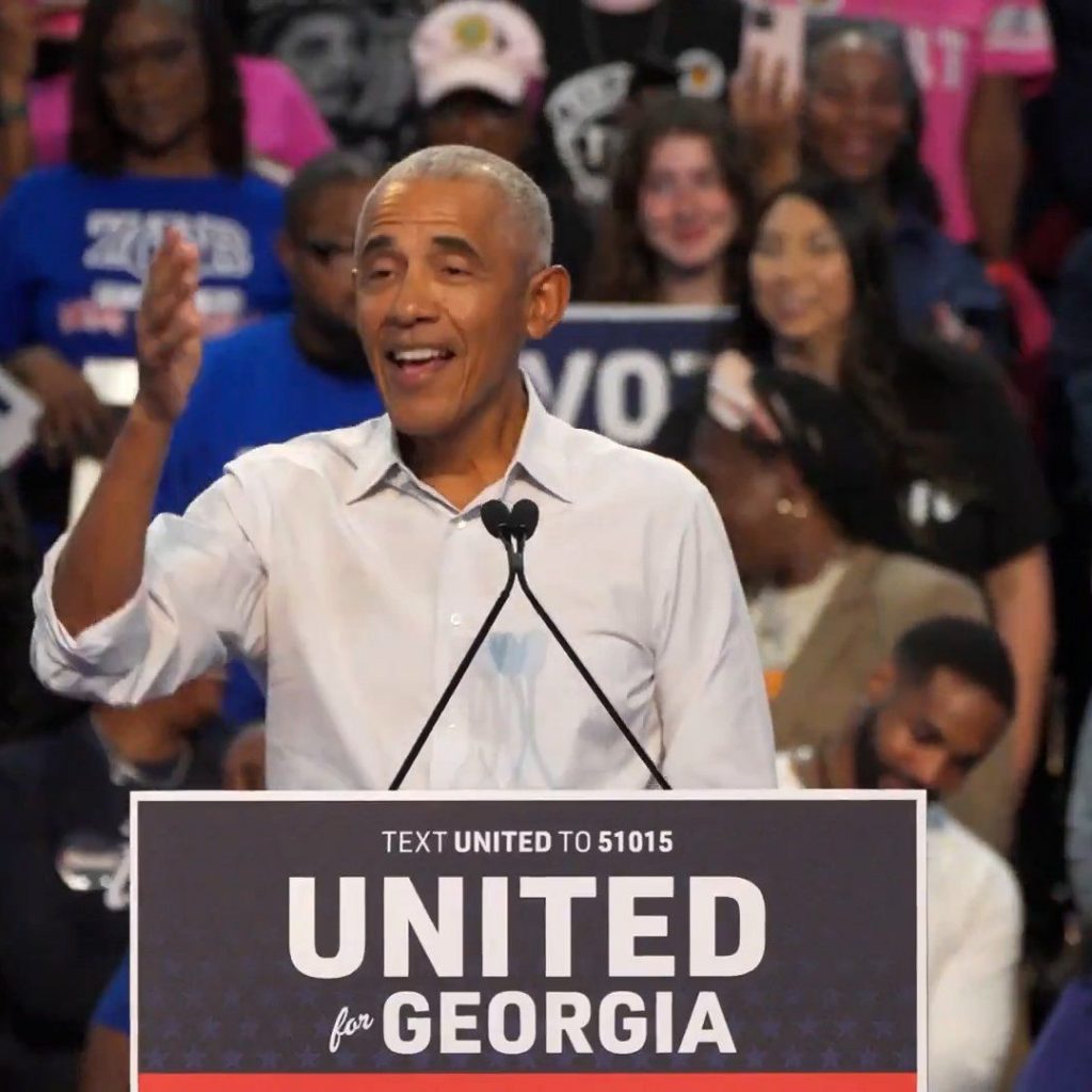 Obama mocks Trump team’s Cheesecake Factory response